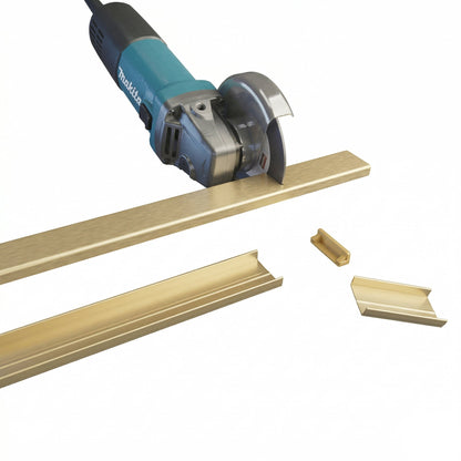 Brushed Gold Artstream Linear Drain 47-1/4"