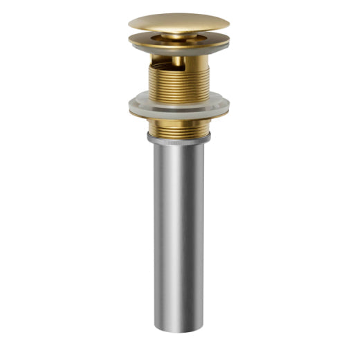 Brushed Gold Pop Up with Overflow 8-3/8"