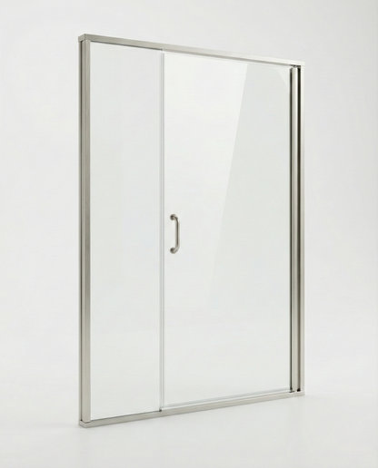 Brushed Nickel Door & Panel 48" x 68-5/8" AquaglideXP