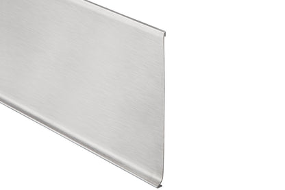 Brushed Stainless Steel Base 6-3/8" 8ft 2in