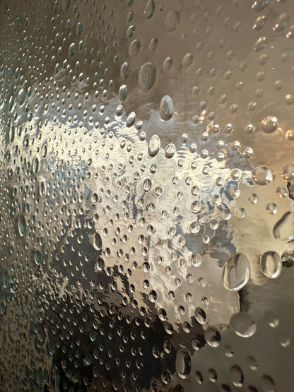 Bubble Glass Shower Panel 30"x72"