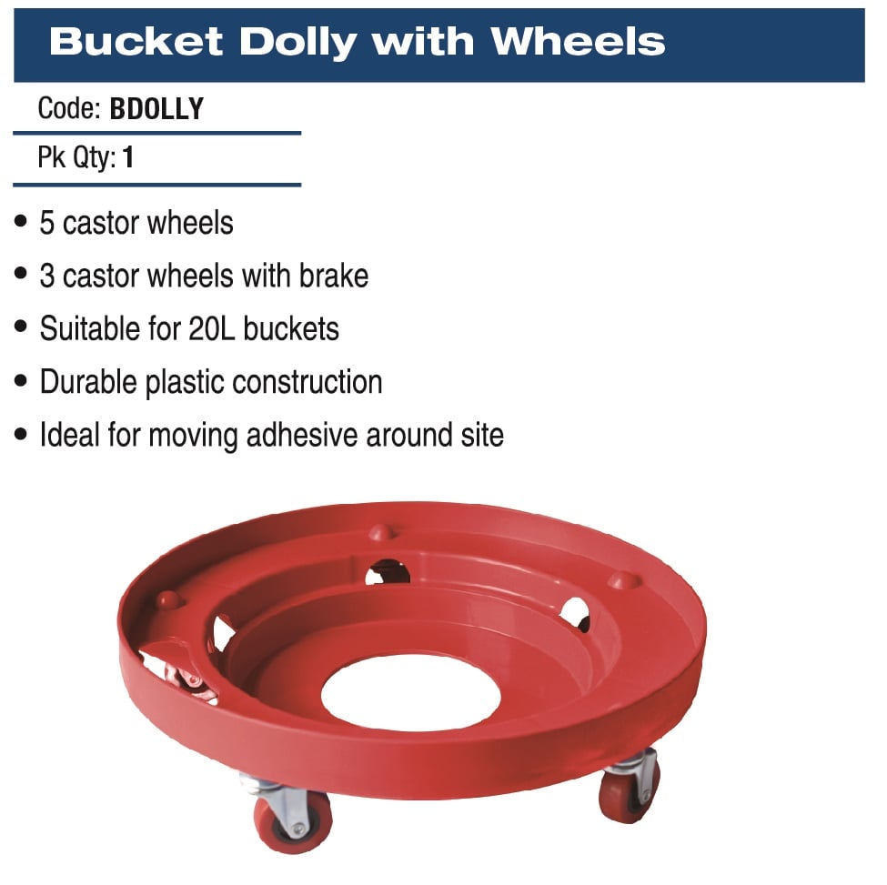Bucket Dolly with Wheels