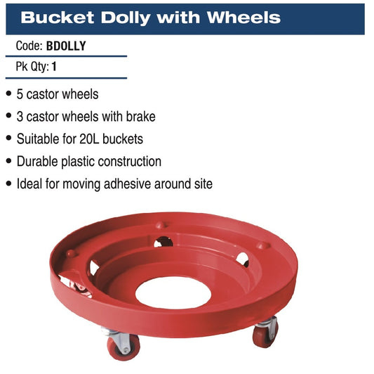 Bucket Dolly with Wheels