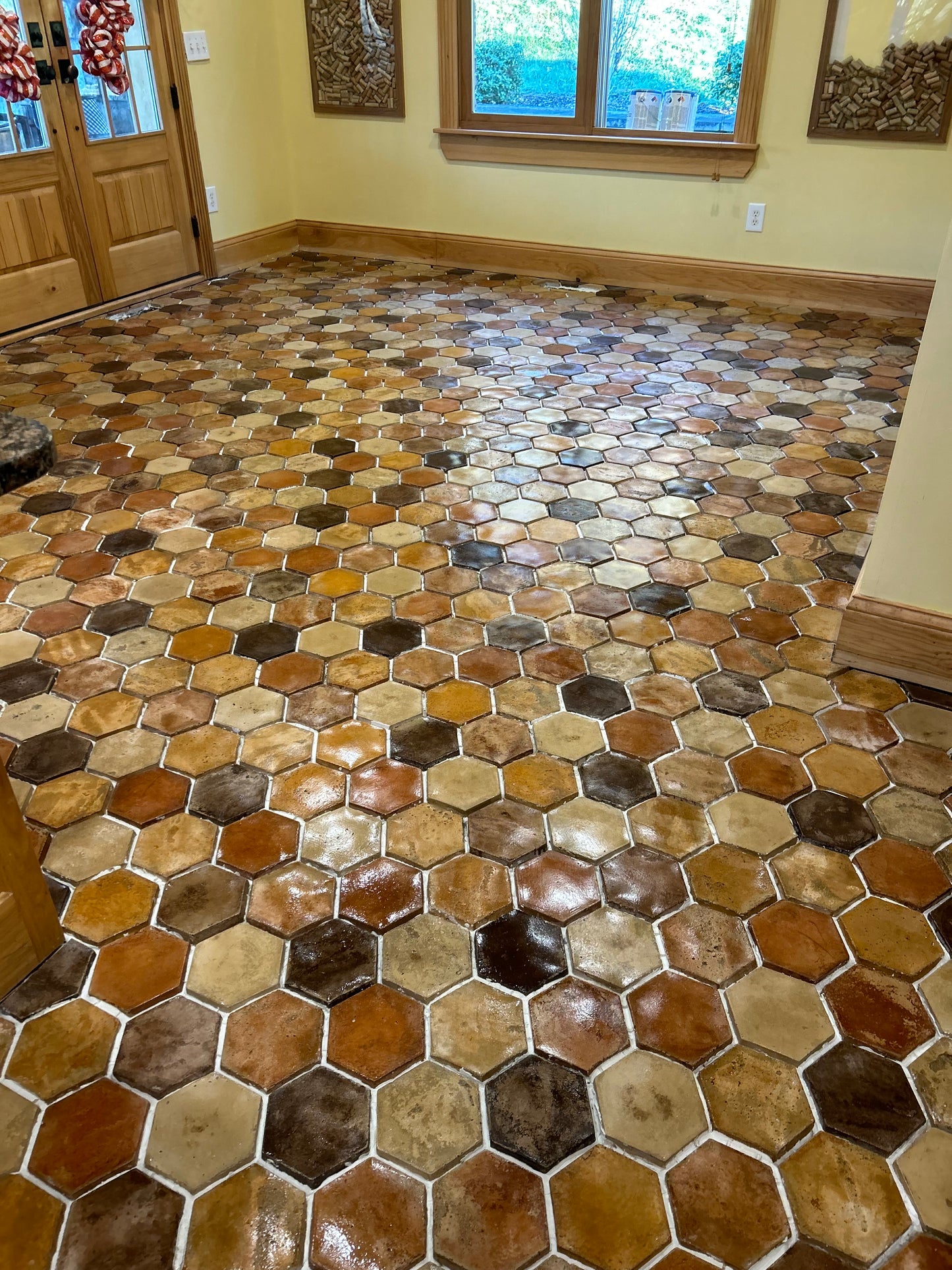 Creme Fraiche 6x6 Hexagon