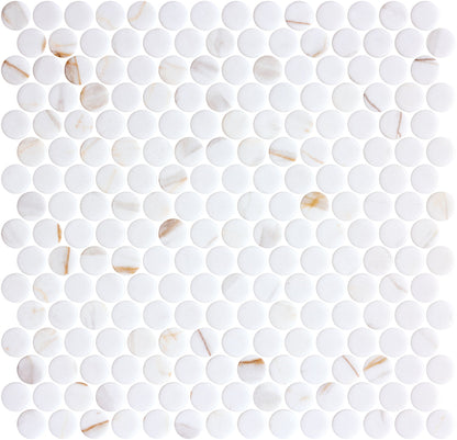 Gilded Vogue 3/4" Penny Round Mosaic