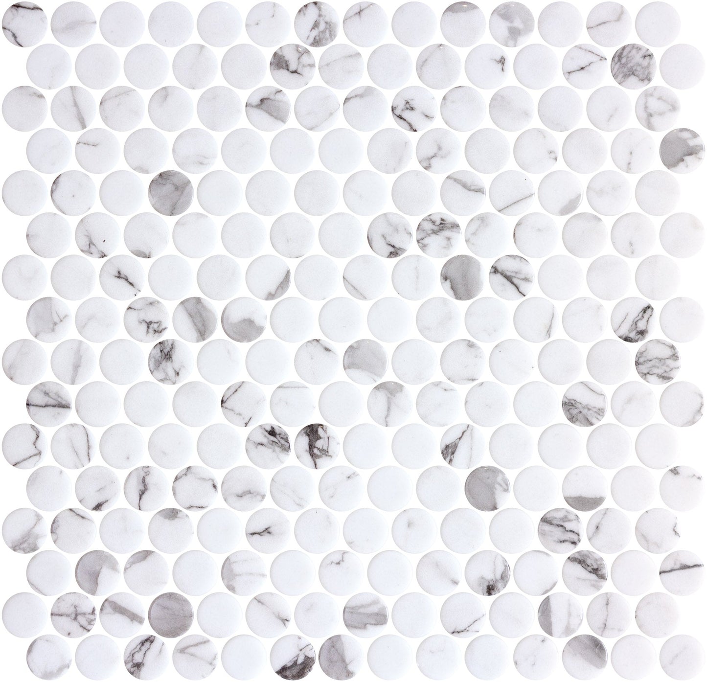 Fashion Spec 3/4" Penny Round Mosaic