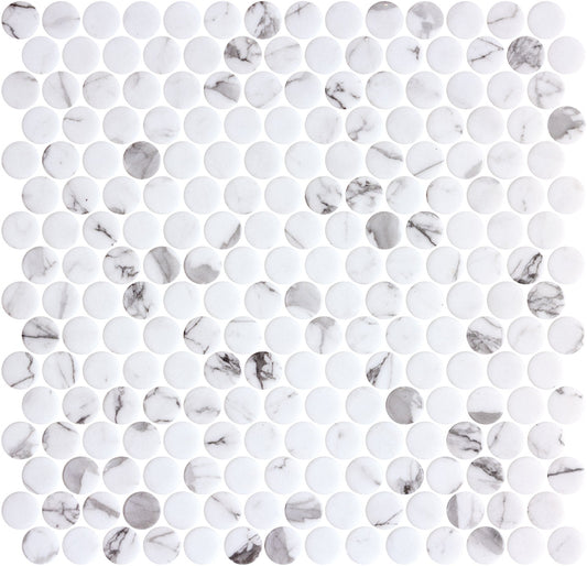 Fashion Spec 3/4" Penny Round Mosaic