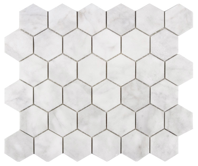 Casa Bianca Hexagon 2x2 Honed