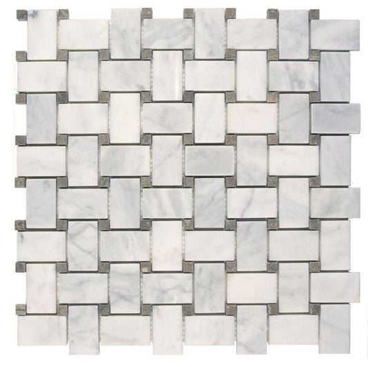 Casa Bianca, Seagrass Basketweave 1.2x2 Polished