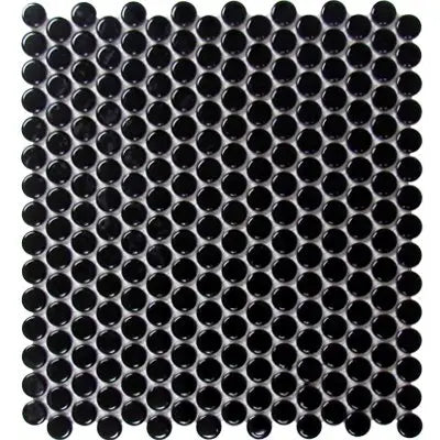 Black Penny 3/4" Glossy