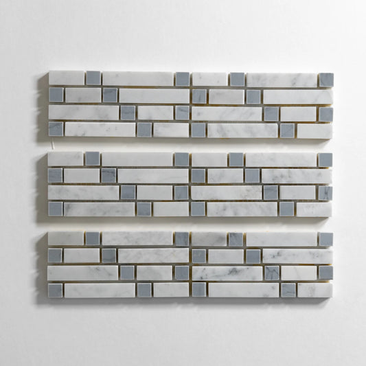 Statuary Milano Border 3x12 Polished