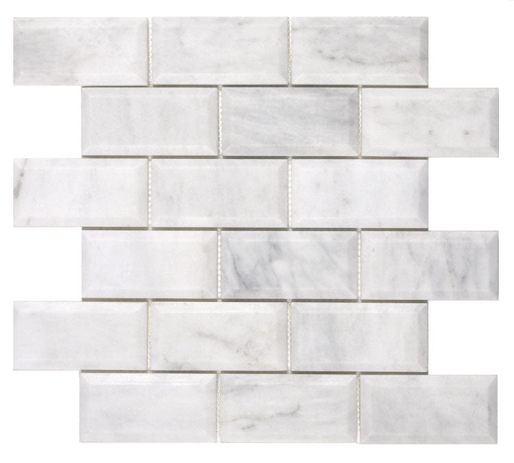 Casa Bianca Beveled 2x4 Polished