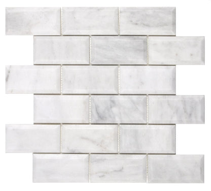 Casa Bianca Beveled 2x4 Polished