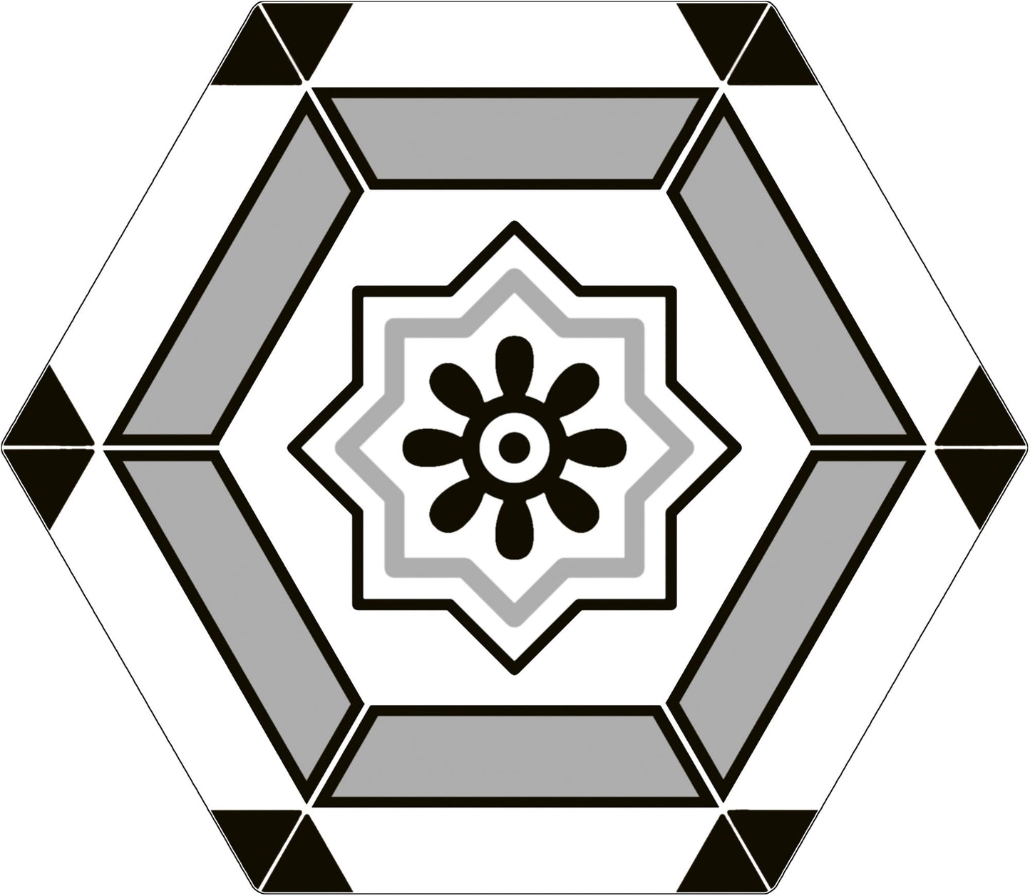 Cesto Di Fiori Hexagon 8x9