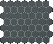 Chalkboard Hexagon 1½" Matte