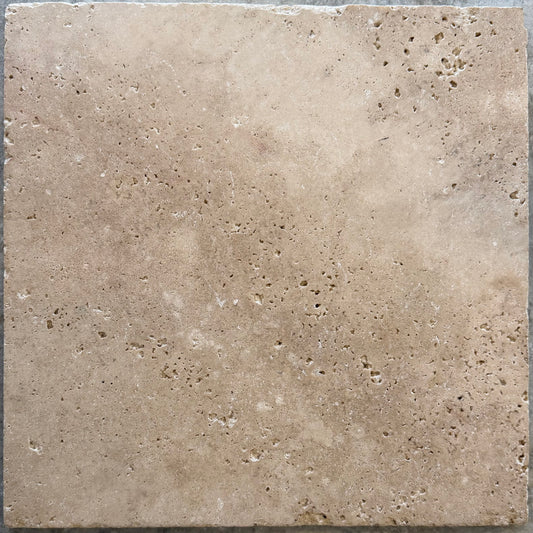 Classic Light Travertine 12x12 Tumbled