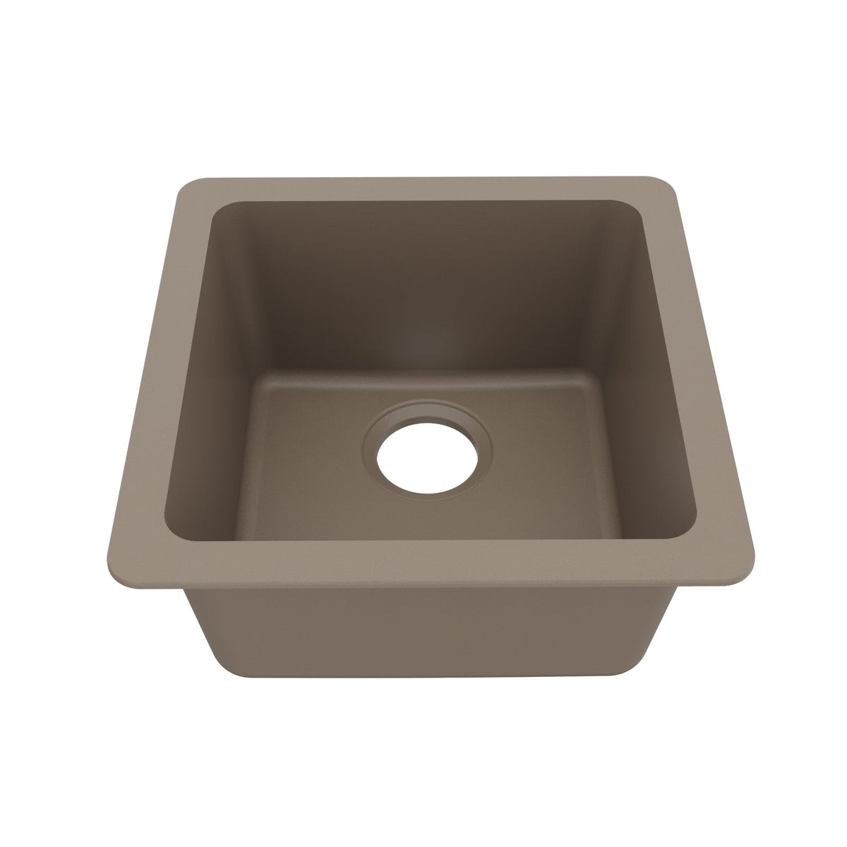 Concrete Bar/Prep Bowl Undermount Sink 16-5/8"