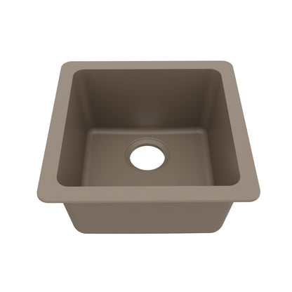 Concrete Bar/Prep Bowl Undermount Sink 16-5/8"