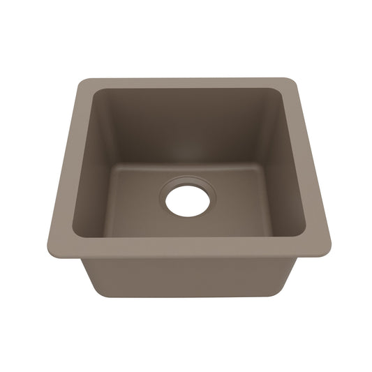 Concrete Bar/Prep Bowl Undermount Sink 16-5/8"