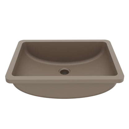 Concrete Vanity Bowl Seamless Undermount Sink 20"