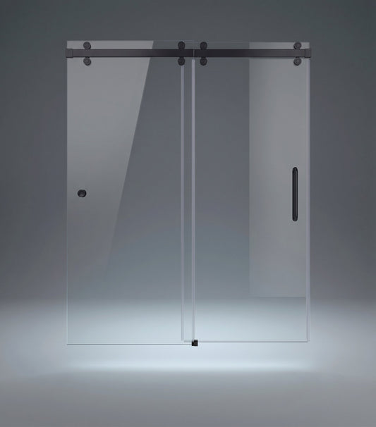 Copper & Matte Black Double Slider 3/8" x 58" x 72"
