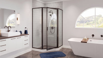Corner Shower 20" x 24" x 68"
