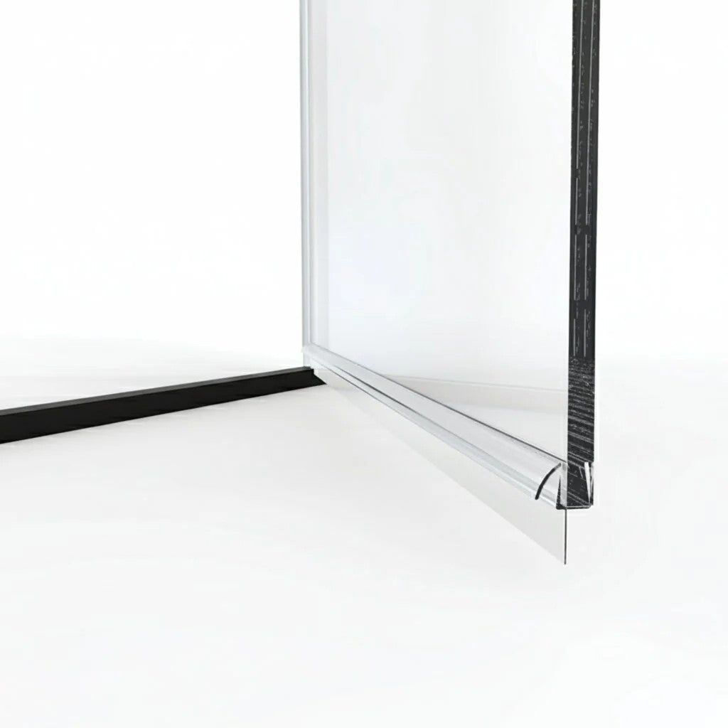 Corner Shower, Right Door 23" x 25" x 80"