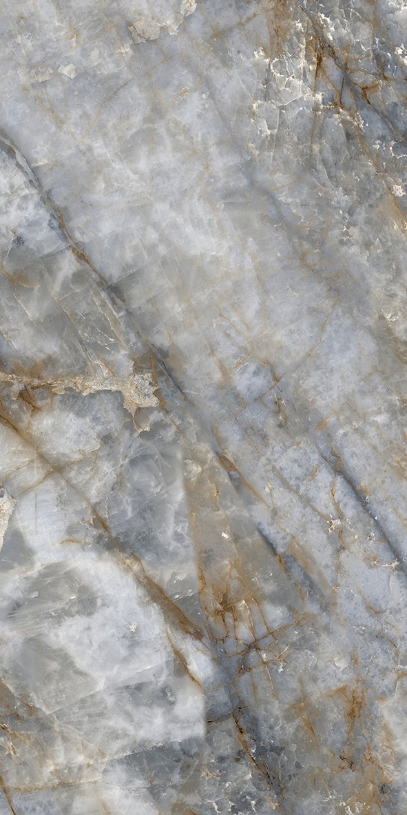 Close-up of a stone surface with gray and brown hues