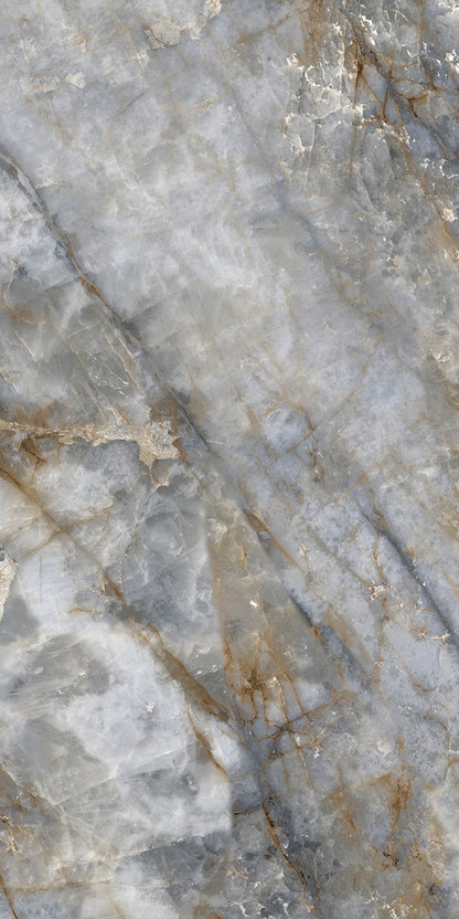 Close-up of a stone surface with gray and brown hues