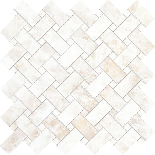 Crystal White 12x12 Mosaic