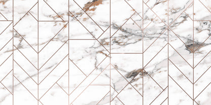 Destino Lucia Glossy Deco 24x48 Porcelain Tile