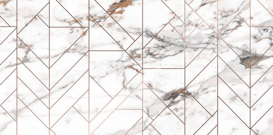 Destino Lucia Glossy Deco 24x48 Porcelain Tile