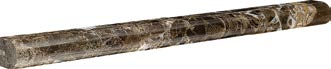 Dark Emperador Trim ¾" Polished