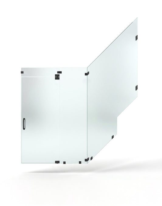 Silk Door & Panel With Return 55-3/16"x59-1/4"x80"