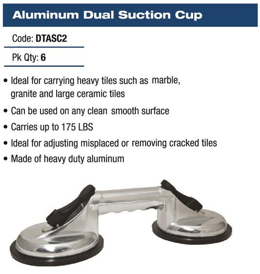 Dual Aluminum Suction Cup