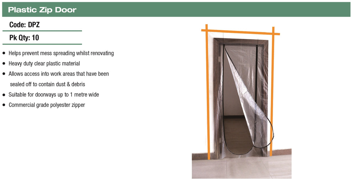 Dust Shield Zipper Door