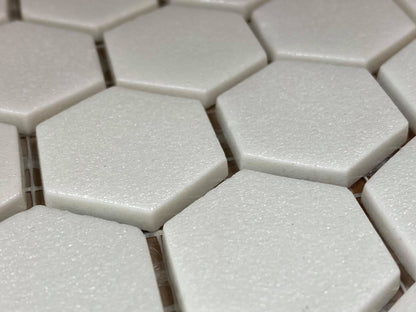 Alabaster Hexagon 1x1
