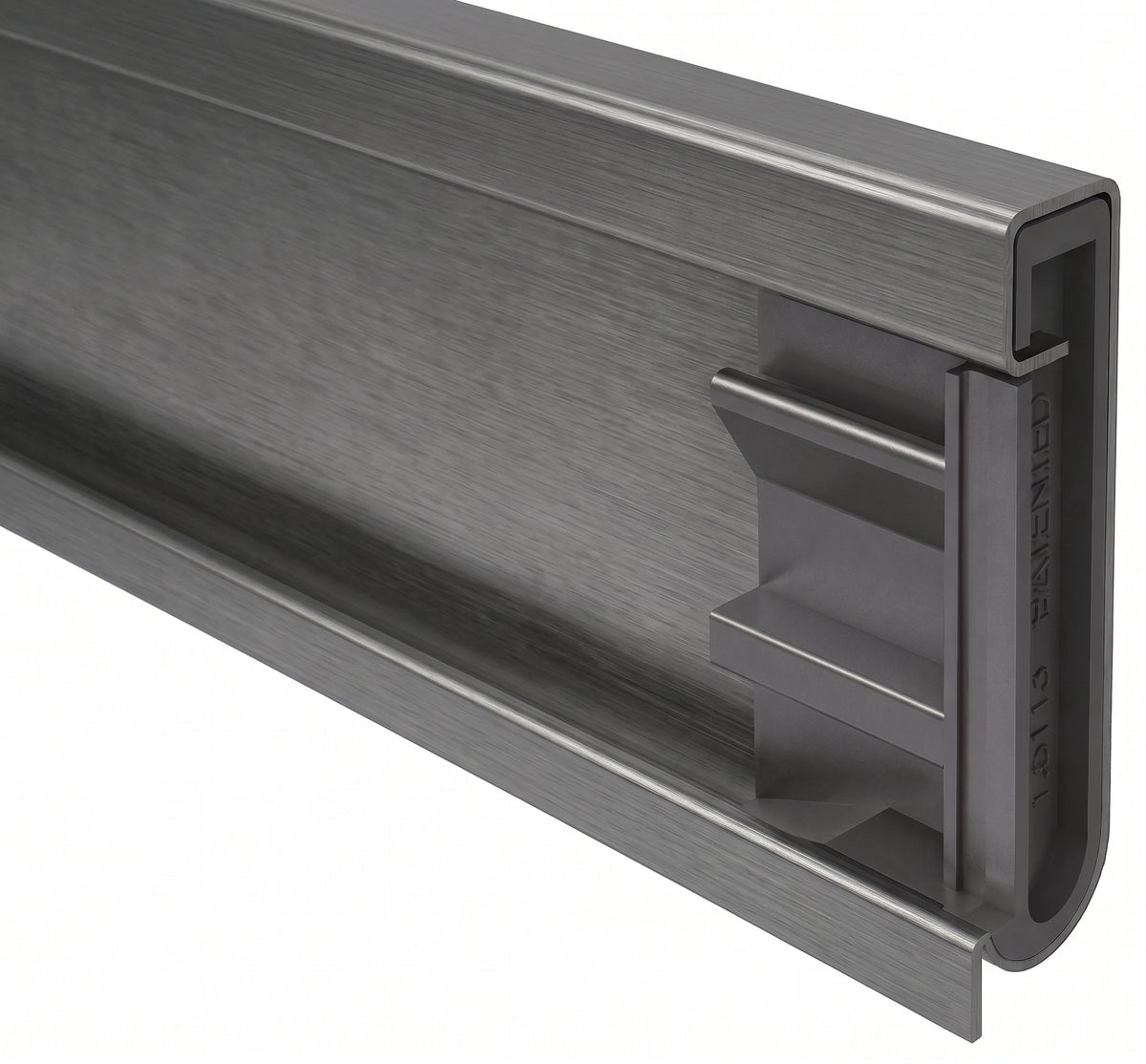 Brushed Anthracite Wall Drain 47-1/4"