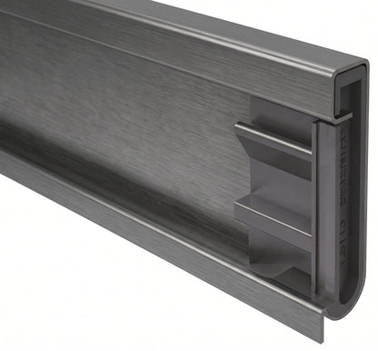Brushed Anthracite Wall Drain 47-1/4"