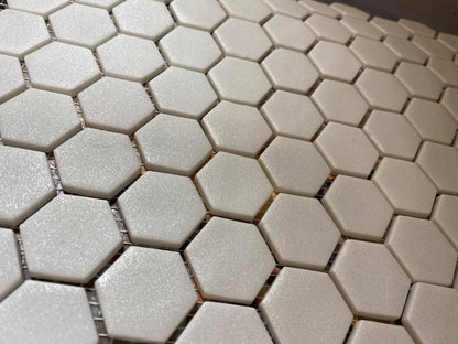 Alabaster Hexagon 1x1