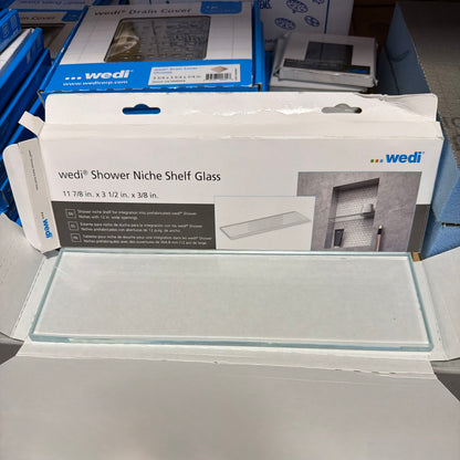 Wedi Recessed Glass Shelf for Shower Niche