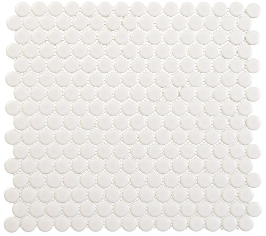 Freedom Avenue Pillar Shine 3/4" Penny Round Glossy Mosaic
