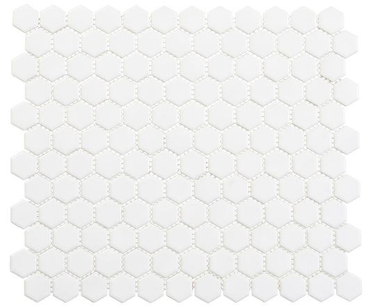 Freedom Avenue Liberty Pure 3/4" Hexagon Matte Mosaic