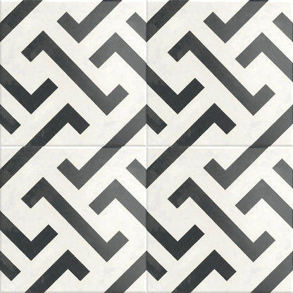 Florencial Torciano Maze 8x8 Porcelain Tile