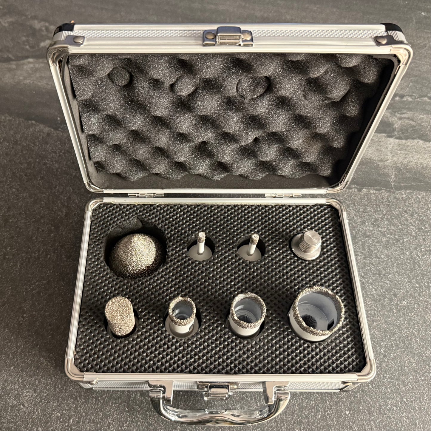 Fast Diamond Set 1-3/8", 1", 3/4", 1/4", 2" Bevel Bit, 3/4" Shaping Bit