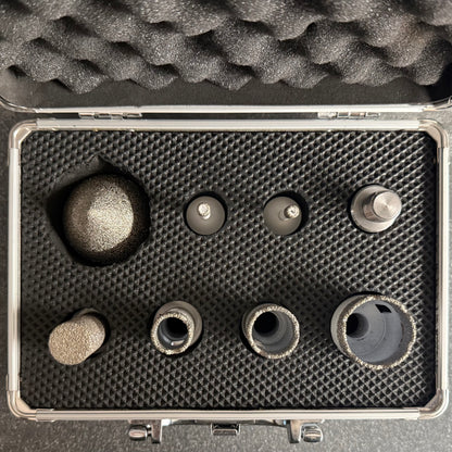 Fast Diamond Set 1-3/8", 1", 3/4", 1/4", 2" Bevel Bit, 3/4" Shaping Bit
