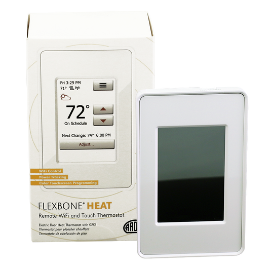 ARDEX FLEXBONE HEAT UH 930 remote WiFi and touch thermostat