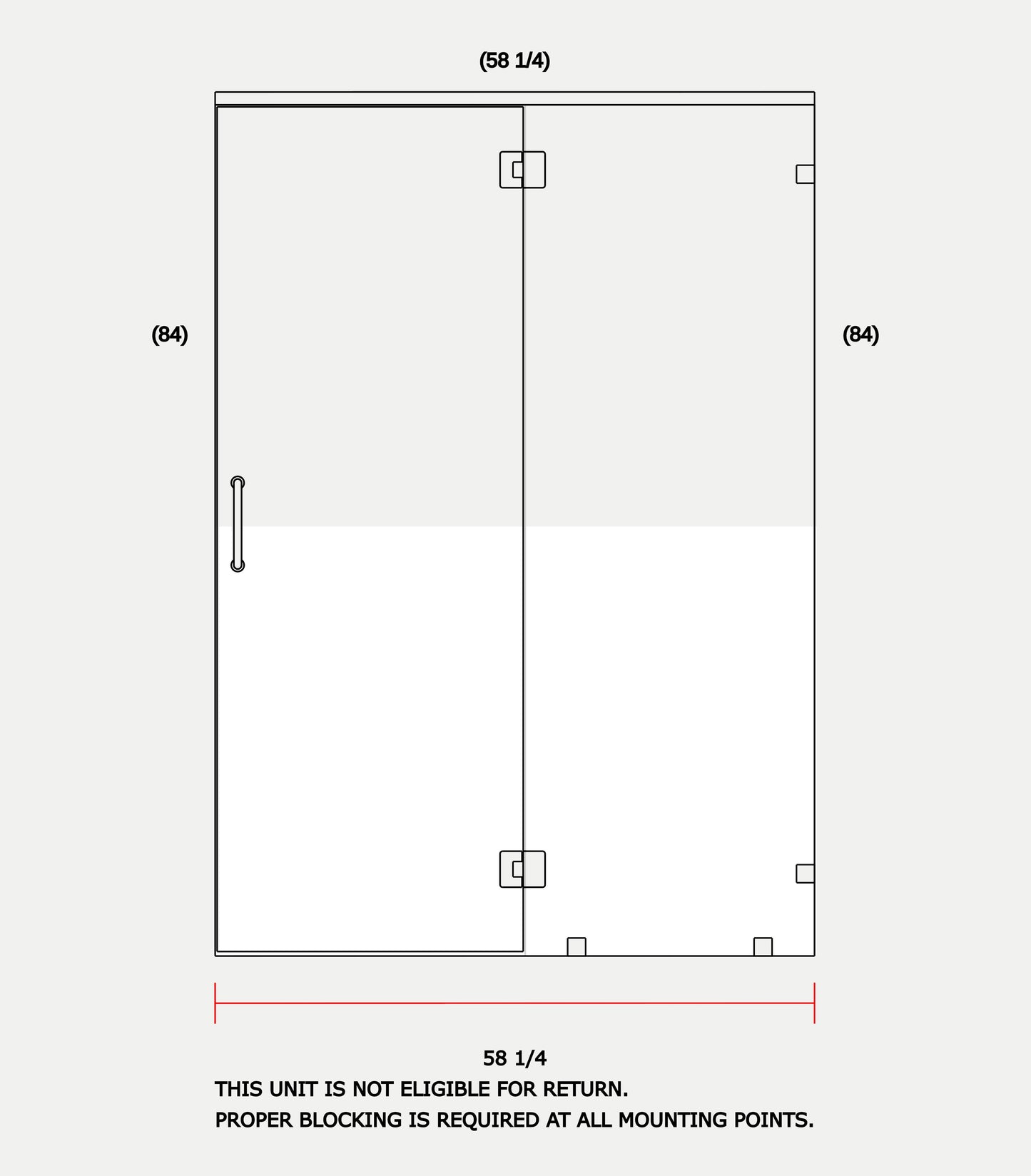 Frostwork™ Door and Panel 58"x84"