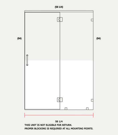 Frostwork™ Door and Panel 58"x84"