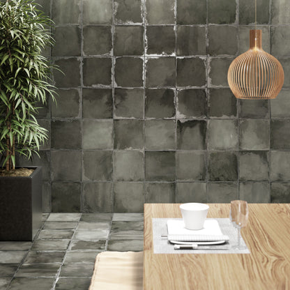 Geometric Calm Camouflage 8x8 Porcelain Tile